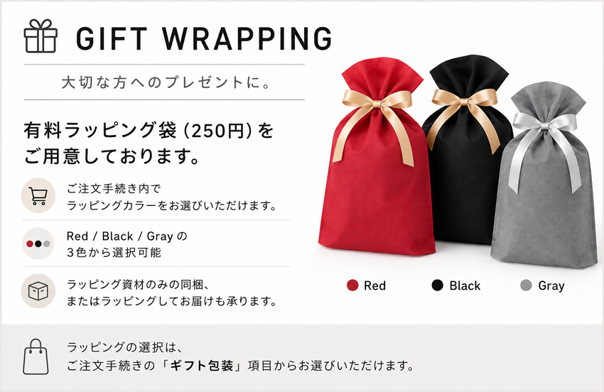 ラッピングサービスについて