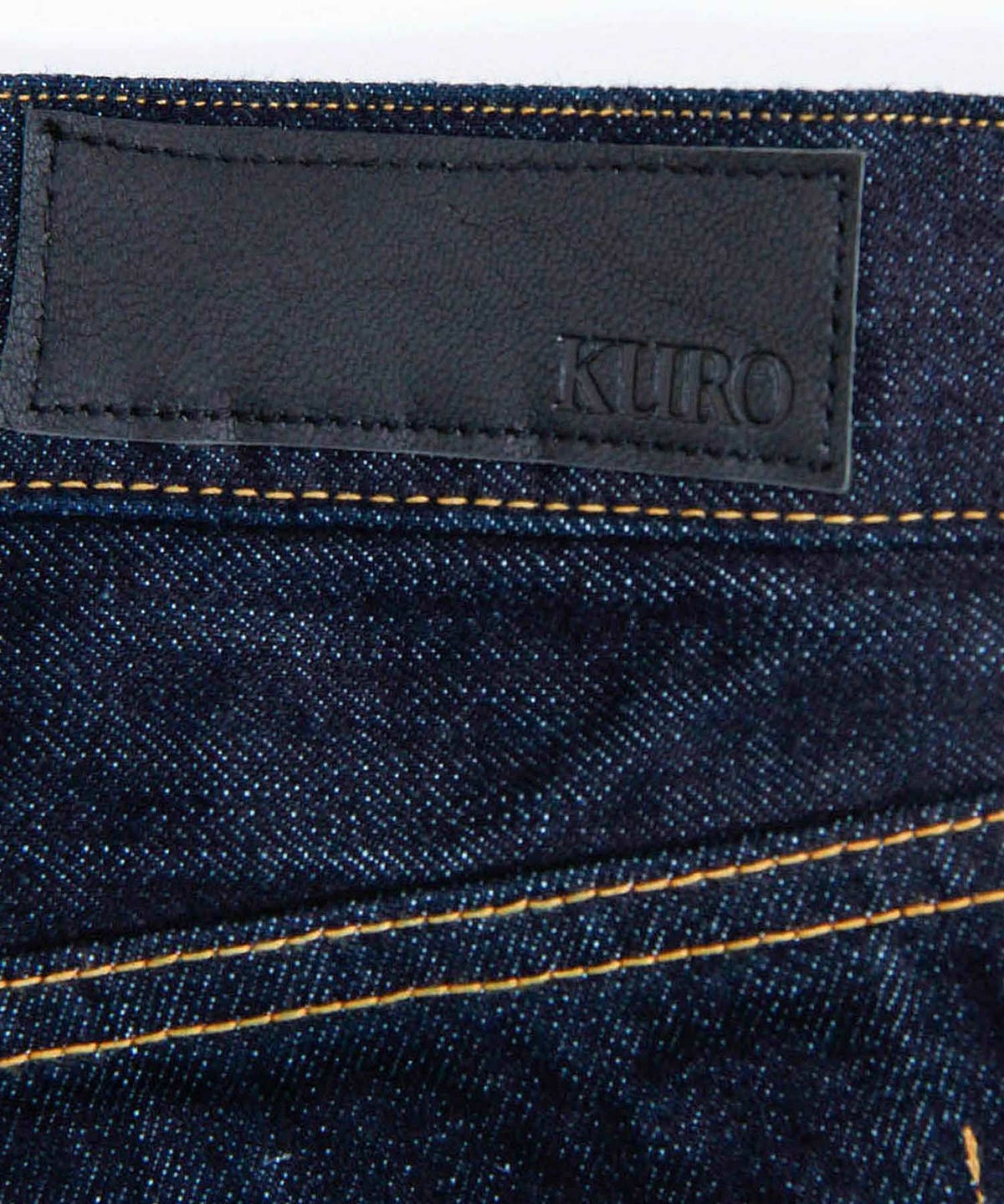 KURO クロ Graphite グラファイト ワンウォッシュ リジット デニム ジーンズ ストレート