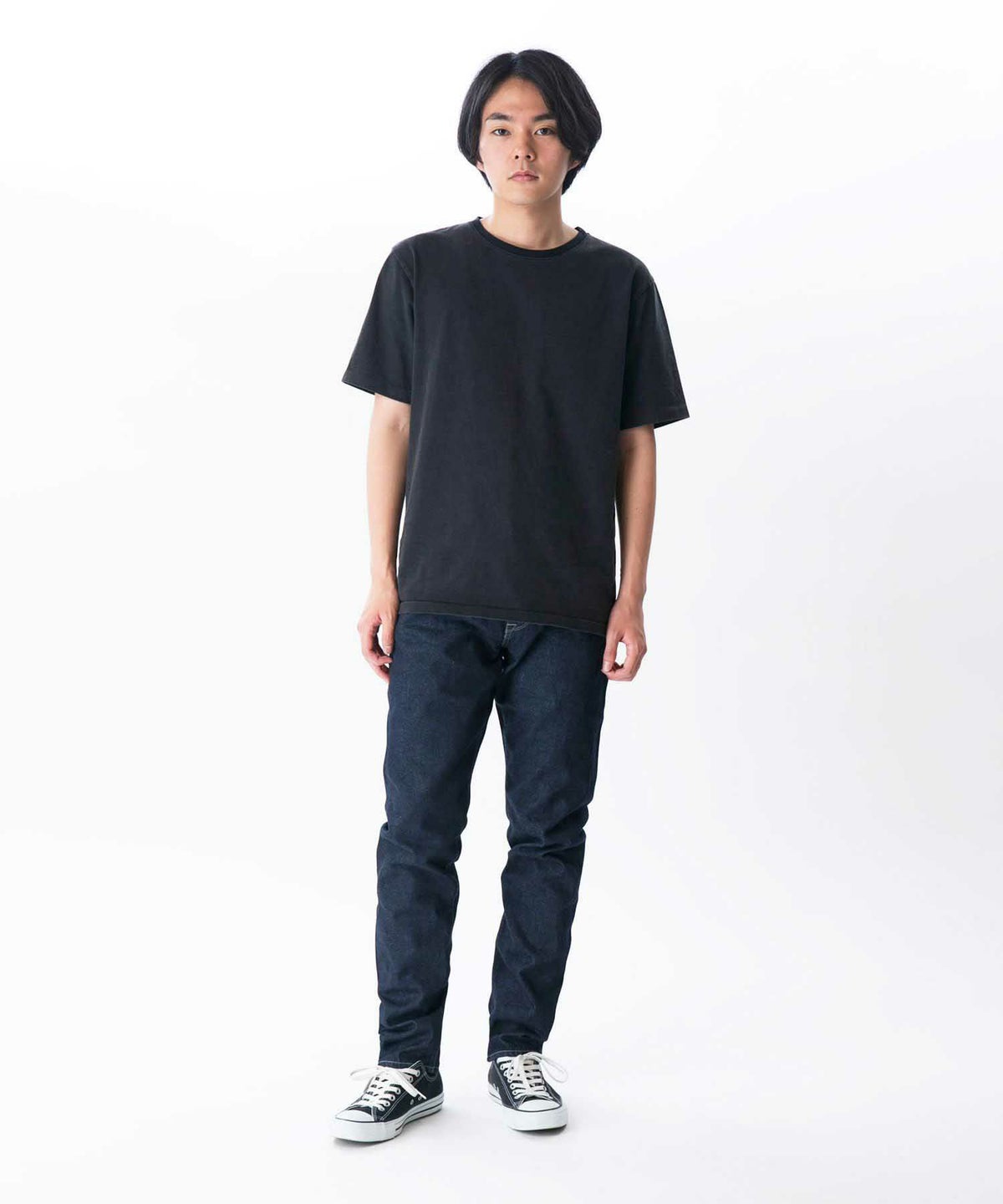 KURO クロ Giocatore ジョカトーレ ワンウォッシュ リジット デニム ジーンズ ストレート インディゴ