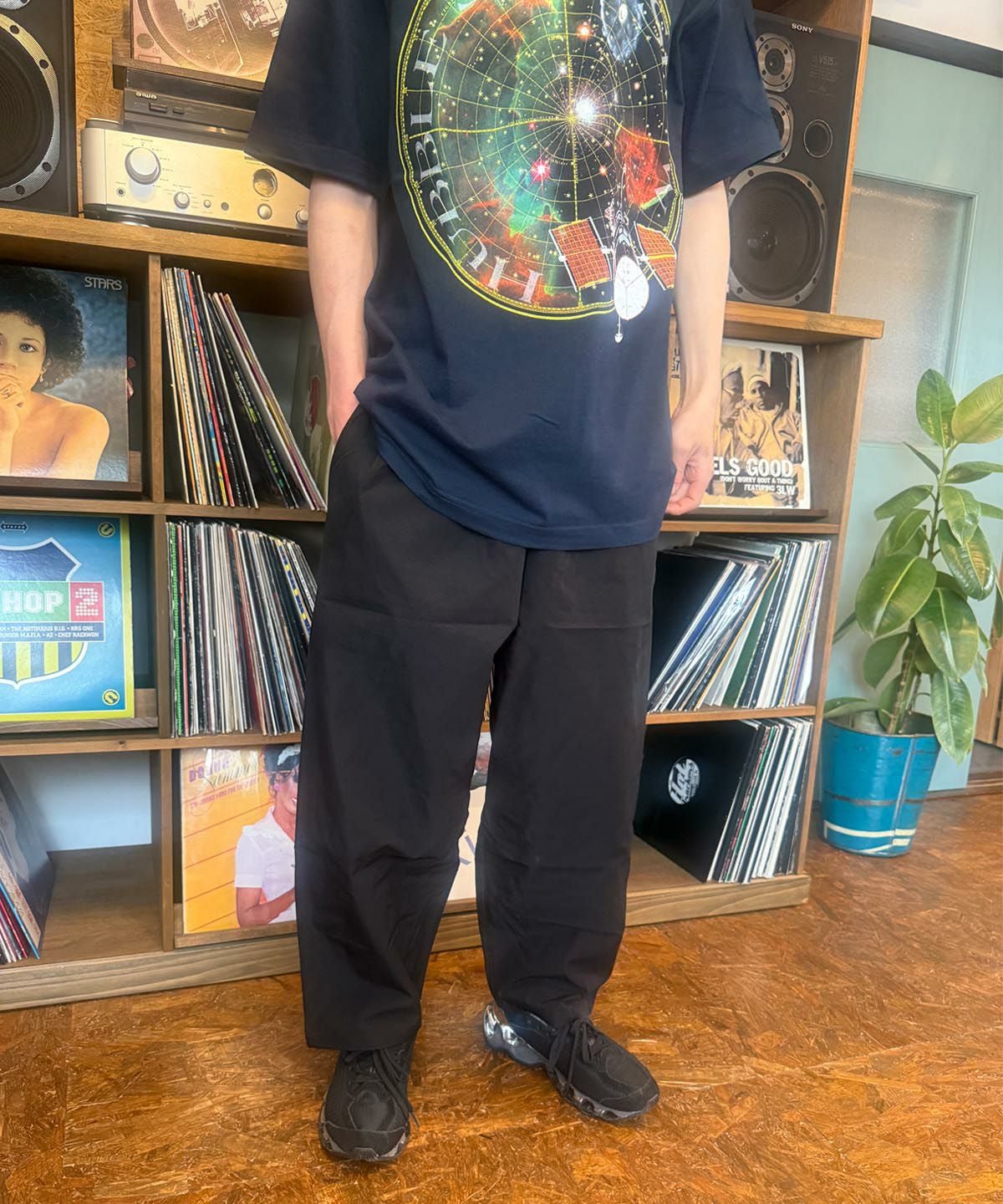 VOIRY ヴォイリー サンデーパンツ 黒 ブラック