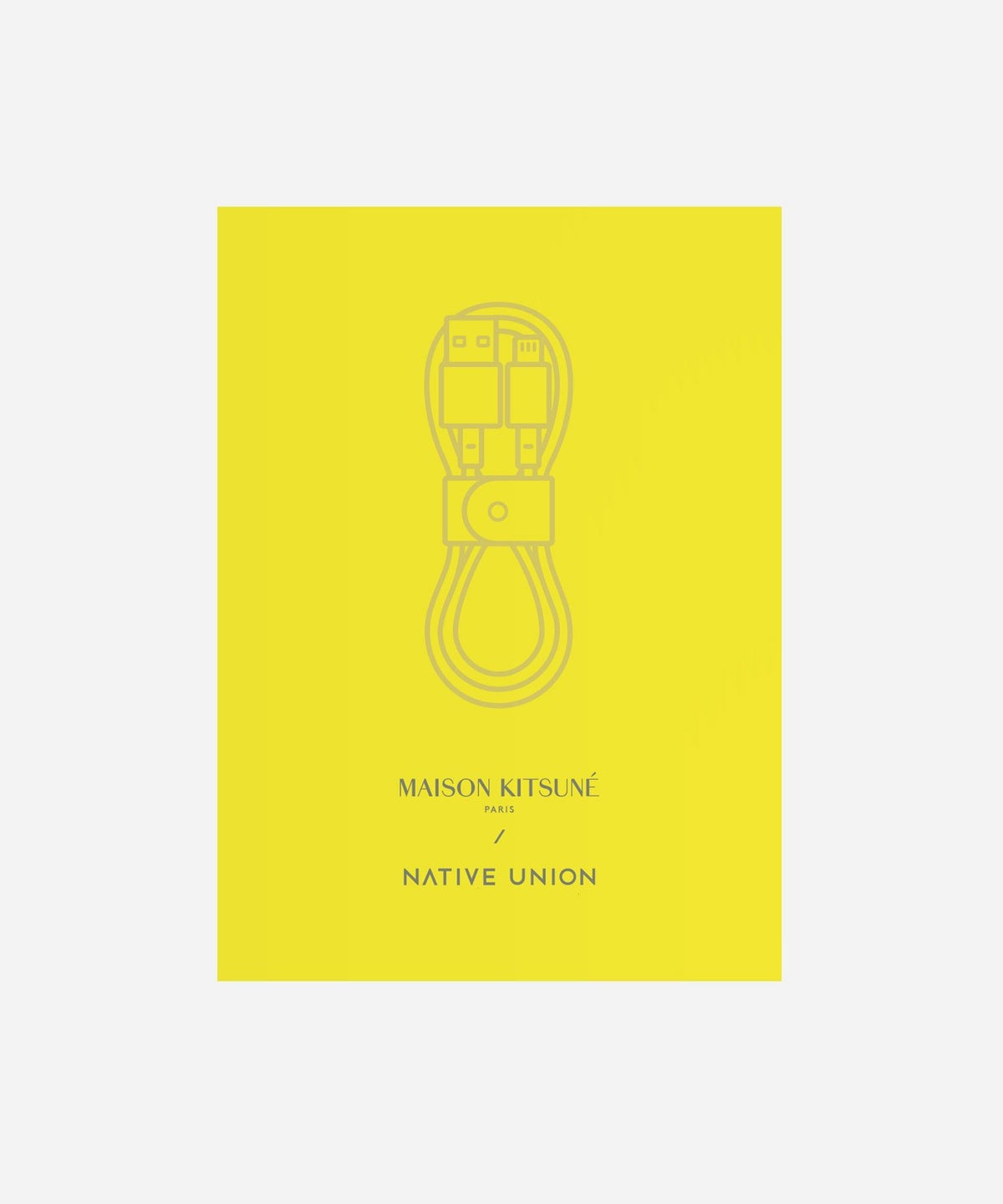 MAISON KITSUNE メゾンキツネ NATIVE UNION ネイティブユニオン iPhoneケーブル コード