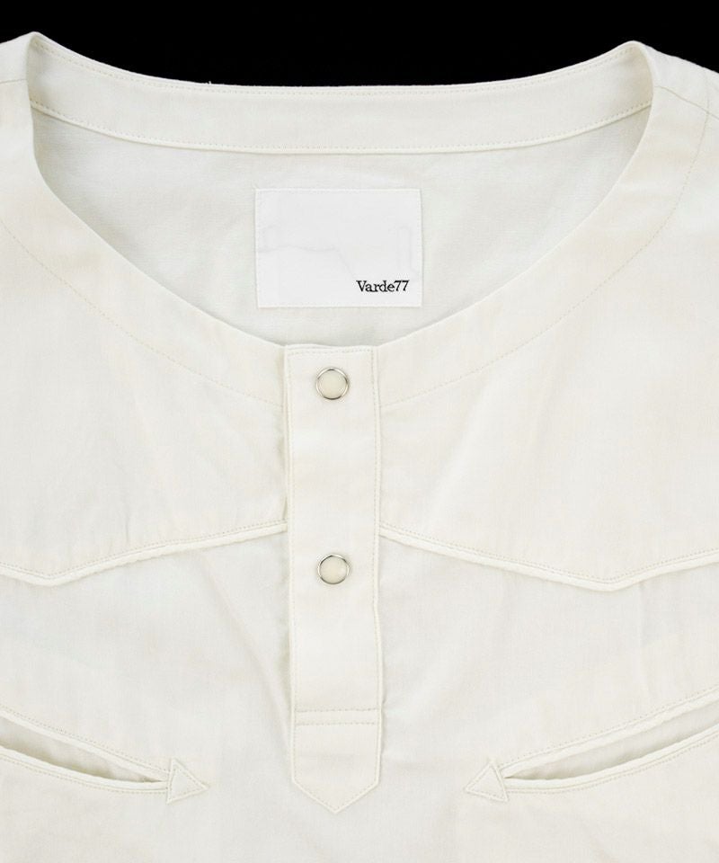 Varde77 バルデ77 ヘンリネック ウエスタンシャツ 半袖