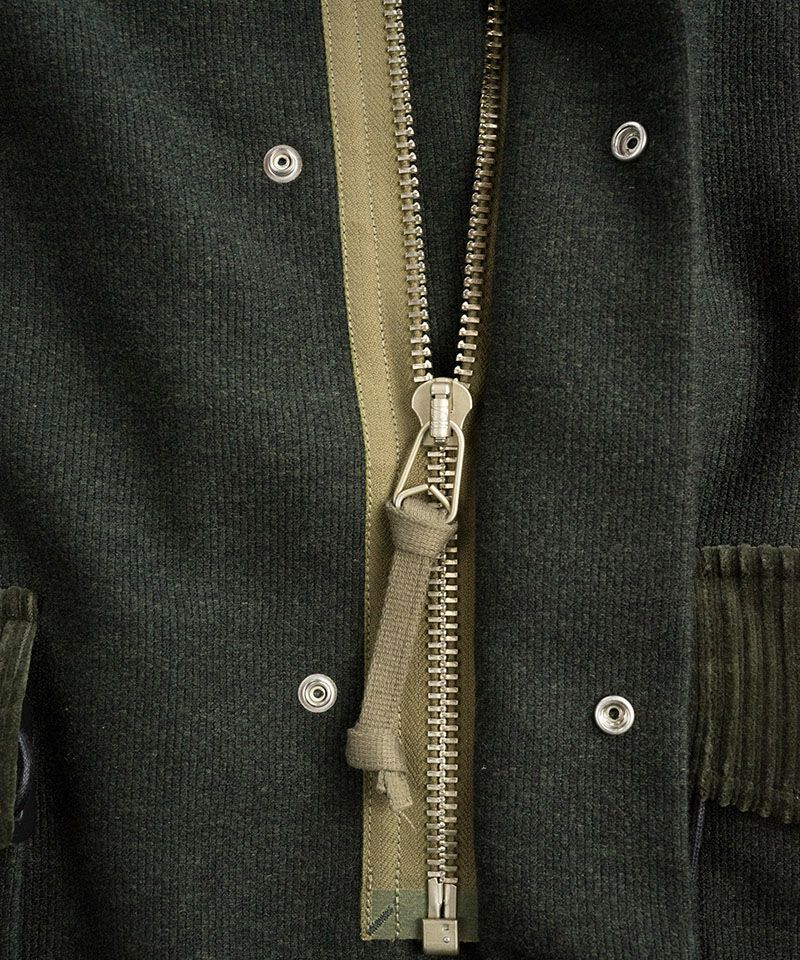 Varde77 バルデ77 チェンジコーデュロイコート フードコート モッズコート