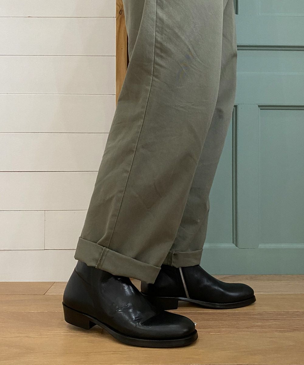 EARLE アール 靴 ブーツ 黒 ブラック 着用写真