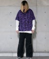 Varde77 バルデ77 アロハシャツ 半袖 パープル 紫