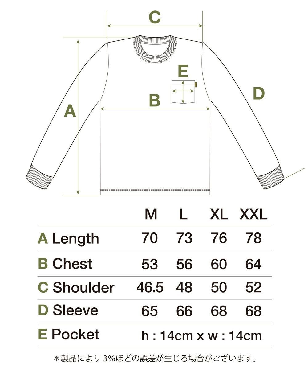 FORCE A BETTER フォースアベター コーデュラ 長袖 ポケット Tシャツ カットソー