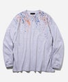 ACANTHUS アカンサス ペンキ加工 Tシャツ 長袖 カットソー ブランド