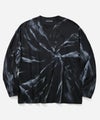 ACANTHUS アカンサス 長袖Tシャツ カットソー スパイラル柄 ムラ染め ブランド