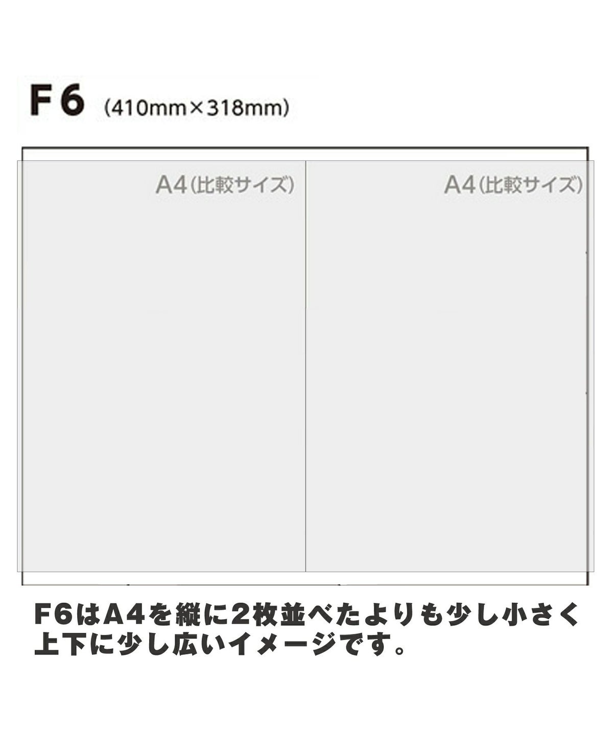 F6 A4サイズとの比較
