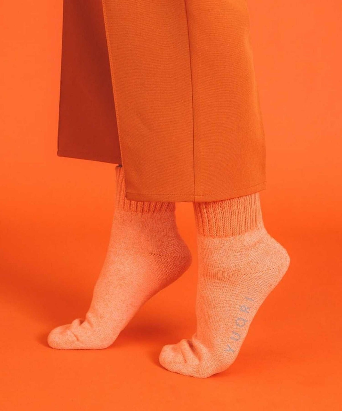 YUQRI ユクリ 靴下 ソックス メンズ レディース  comfy pile double rib