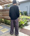 VDS ワイドバルーンパンツ バーズアイ パープル