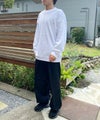 VDS ワイドバルーンパンツ バーズアイ ブラック 黒