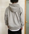 VDS ジップアップパーカー ブランド 杢グレー バーズアイ