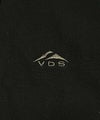 VDS ジップアップパーカー ブランド ブラック 黒 バーズアイ