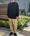 VDS ビッグシルエット カットソー ブラック 黒 バーズアイ