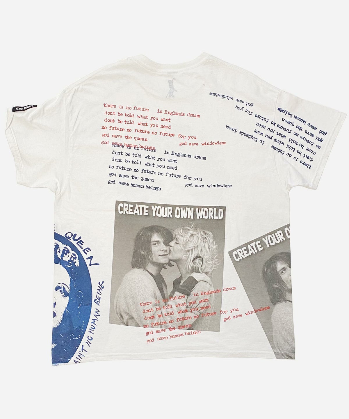 jamie loves amanda ゴッドセイブザクイーン カートコバーン コラージュTシャツ