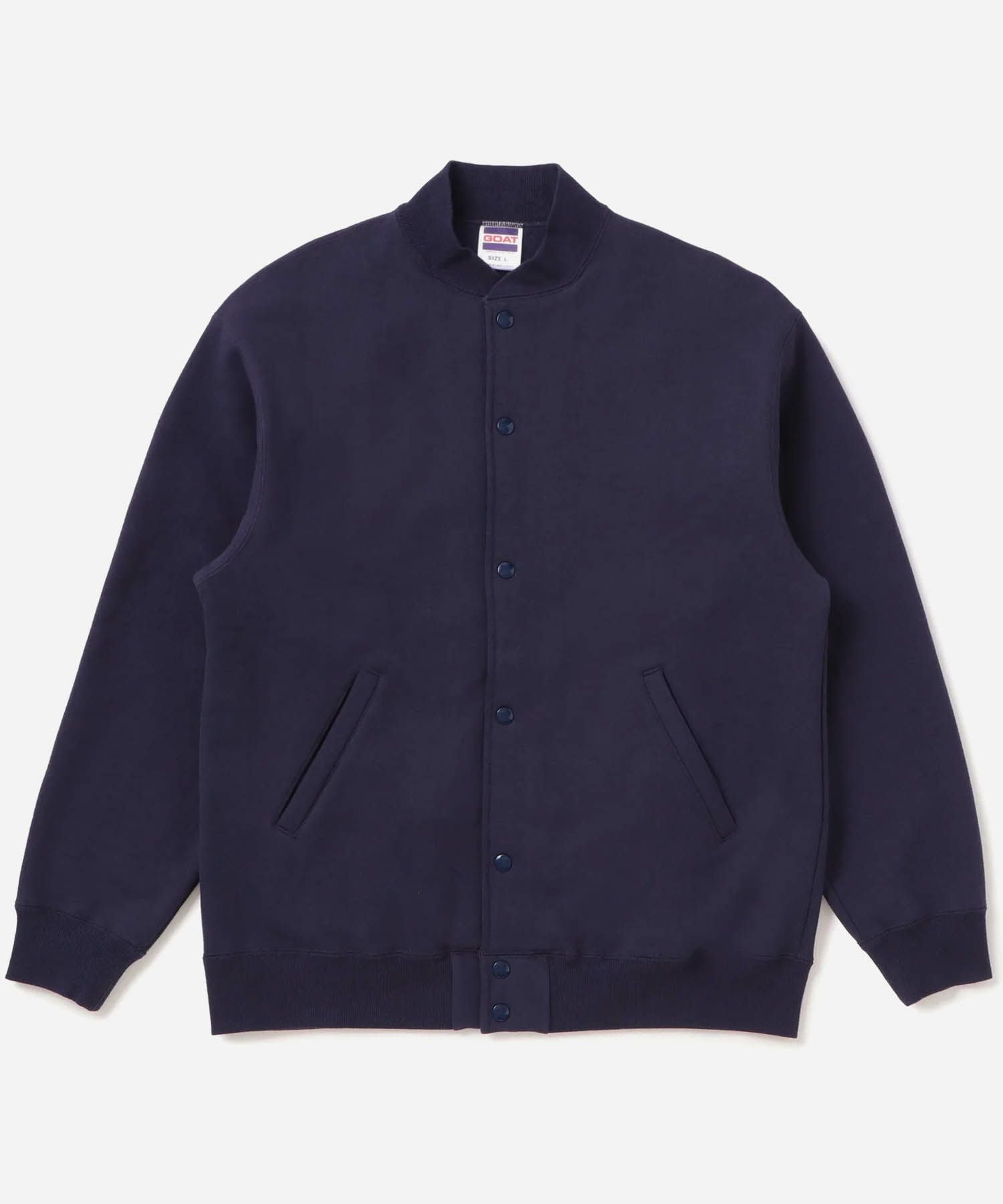 GOAT ゴート スウェットスナップジャケット15.5oz 9068 | VDS BIRDS EYE