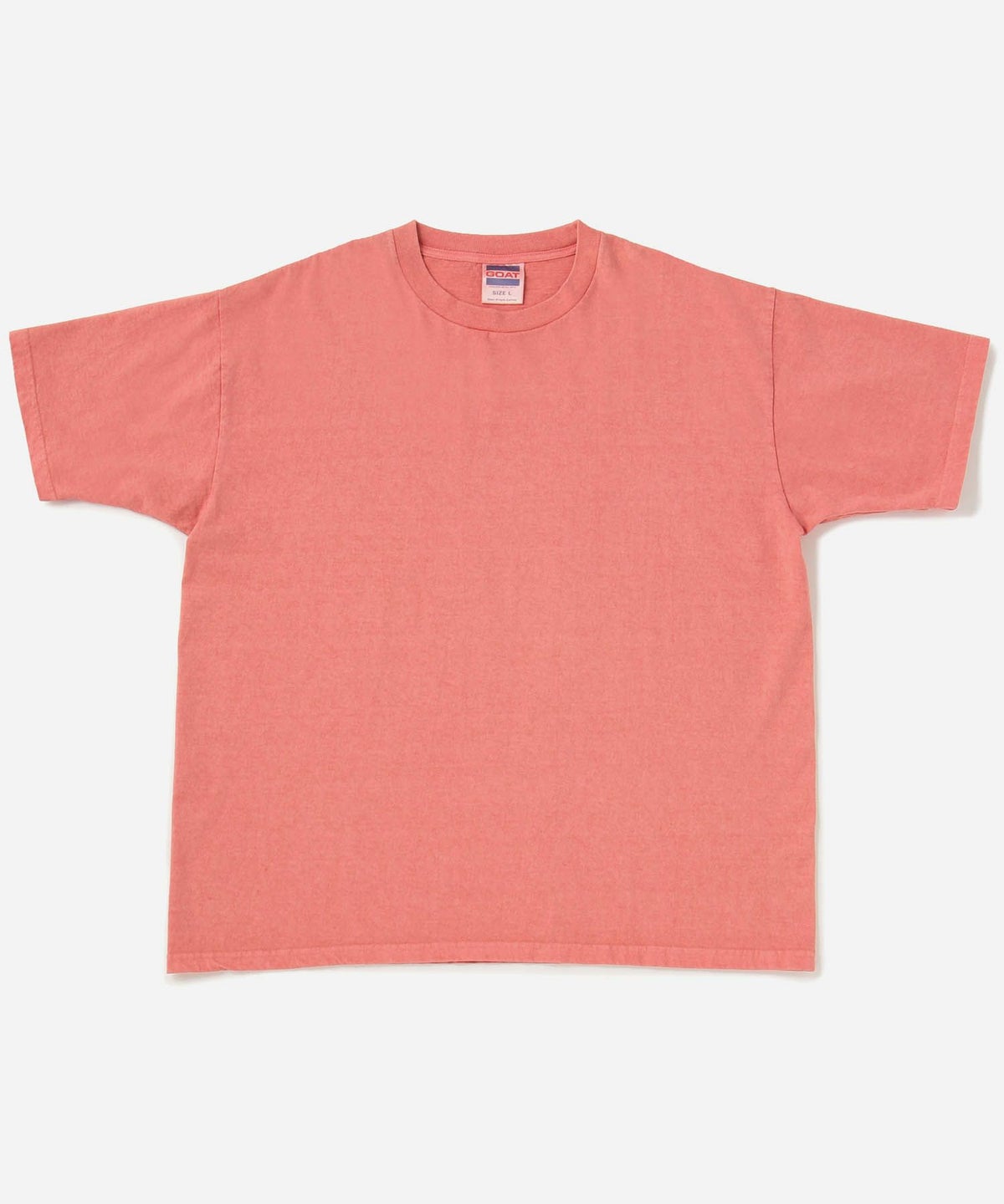 GOAT ゴート ピグメントダイ半袖Tシャツ 製品染め