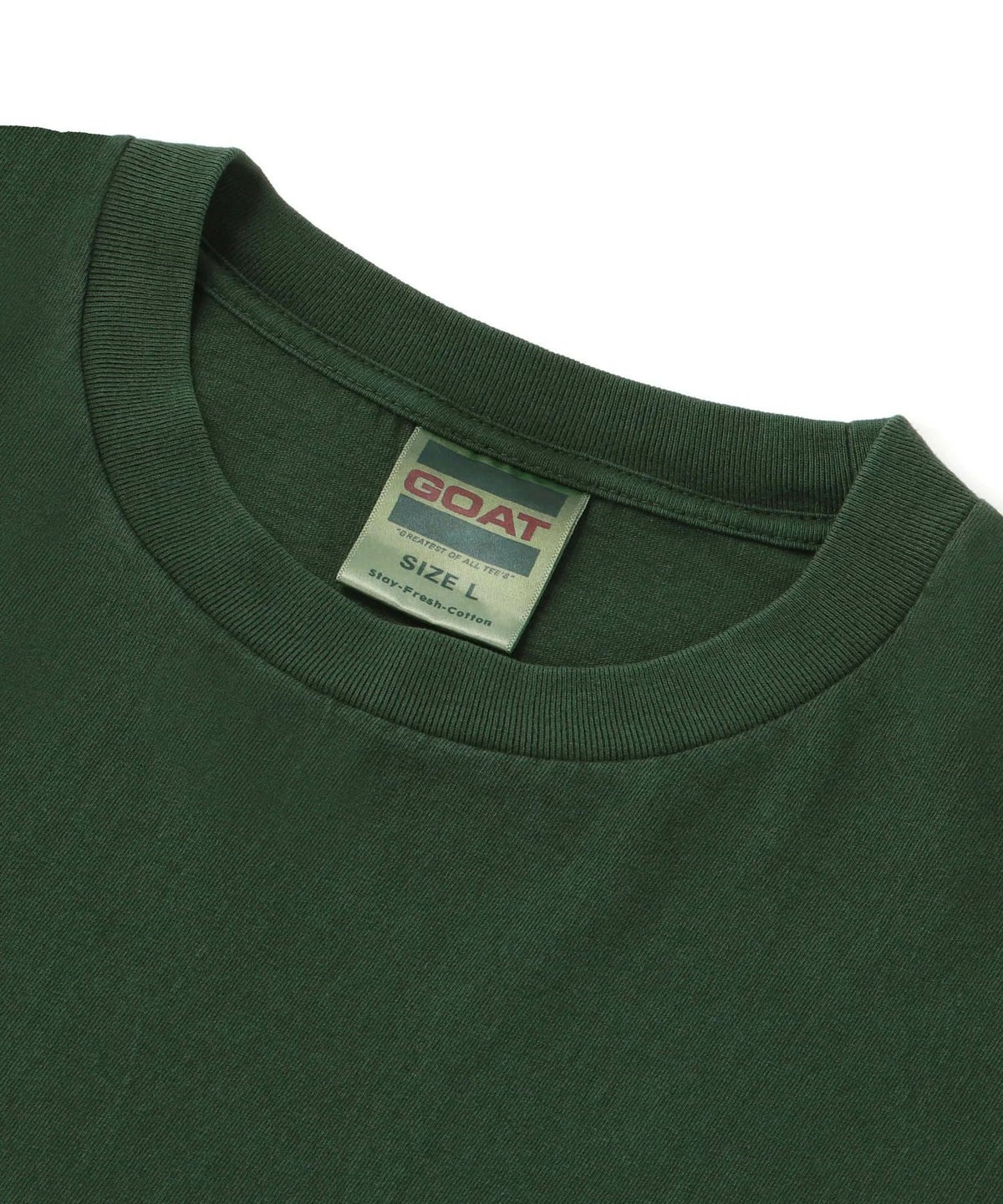 GOAT ゴート ピグメントダイ半袖Tシャツ 製品染め