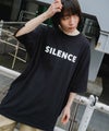 NOPE ノープ SILENCE NOISE サイレンス ノイズ 前後・表裏両方着られる リバーシブル 2way Tシャツブランド