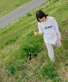 NOPE ノープ APPLE LEMON アップル レモン 前後・表裏両方着られる リバーシブル 2way Tシャツブランド