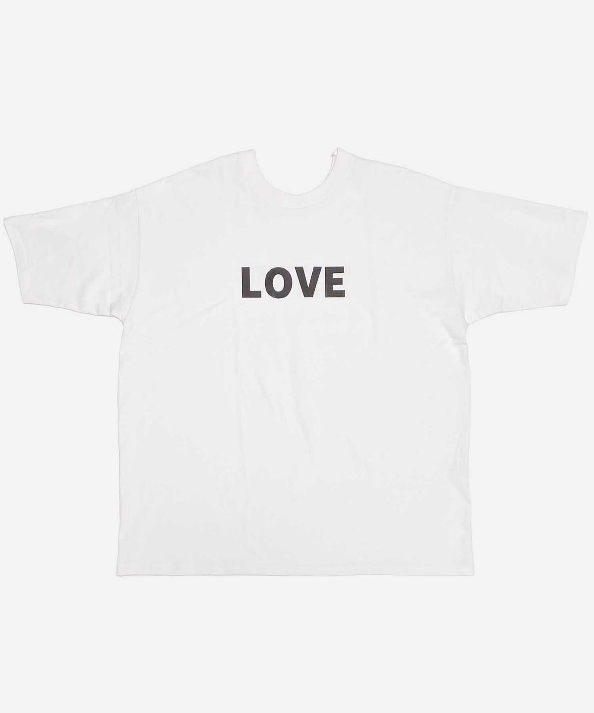 NOPE ノープ LOVE HATE ラブ ヘイト 前後・表裏両方着られる リバーシブル 2way Tシャツブランド