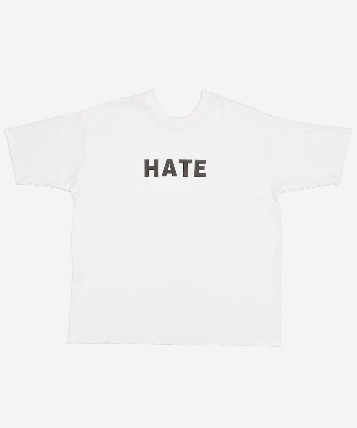 NOPE ノープ LOVE HATE ラブ ヘイト 前後・表裏両方着られる リバーシブル 2way Tシャツブランド