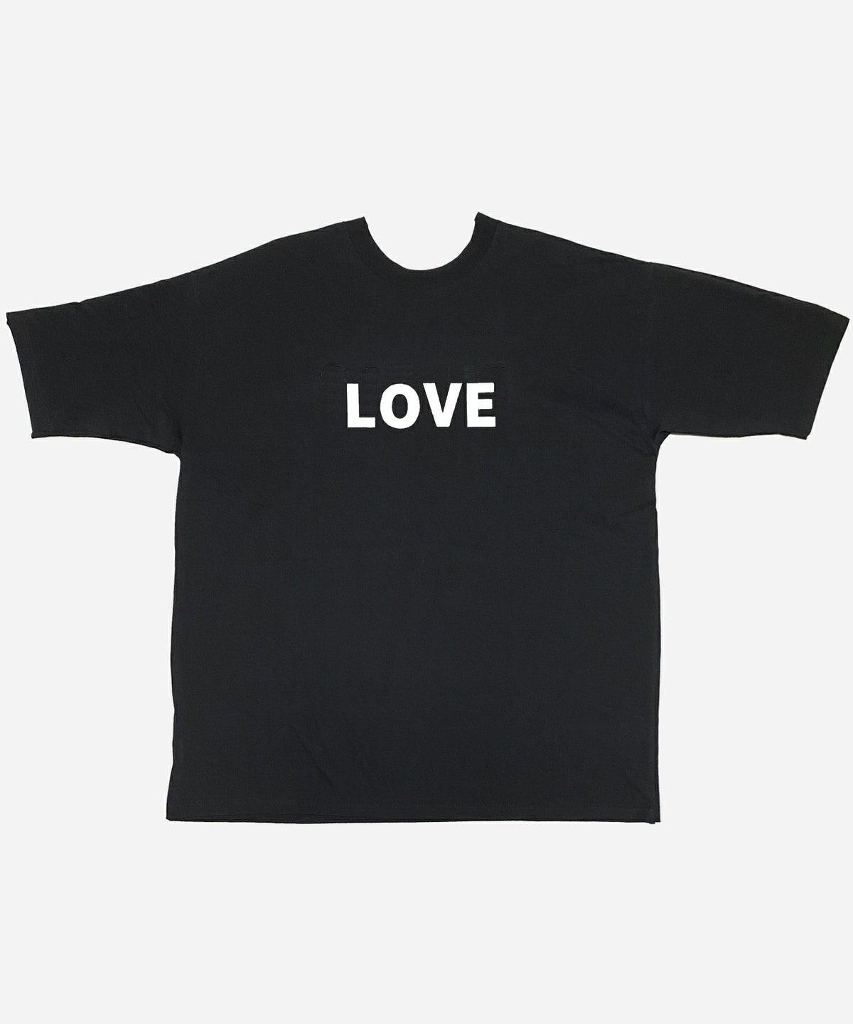 NOPE ノープ LOVE HATE ラブ ヘイト 前後・表裏両方着られる リバーシブル 2way Tシャツブランド