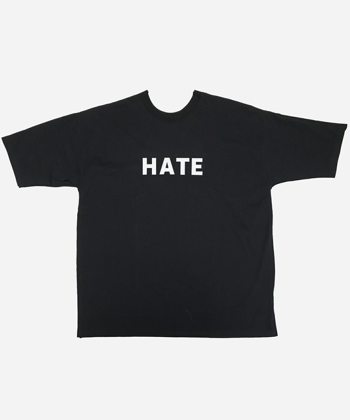 NOPE ノープ LOVE HATE ラブ ヘイト 前後・表裏両方着られる リバーシブル 2way Tシャツブランド