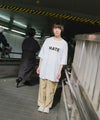 NOPE ノープ LOVE HATE ラブ ヘイト 前後・表裏両方着られる リバーシブル 2way Tシャツブランド