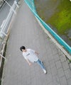 NOPE ノープ LOVE HATE ラブ ヘイト 前後・表裏両方着られる リバーシブル 2way Tシャツブランド