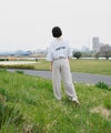 NOPE ノープ FREEDOM BONTAGE フリーダム ボンテージ 前後・表裏両方着られる リバーシブル 2way Tシャツブランド