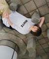 NOPE ノープ WHITE BLACK ホワイト ブラック 前後・表裏両方着られる リバーシブル 2way Tシャツブランド