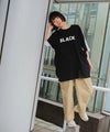 NOPE ノープ WHITE BLACK ホワイト ブラック 前後・表裏両方着られる リバーシブル 2way Tシャツブランド