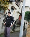 NOPE ノープ WHITE BLACK ホワイト ブラック 前後・表裏両方着られる リバーシブル 2way Tシャツブランド