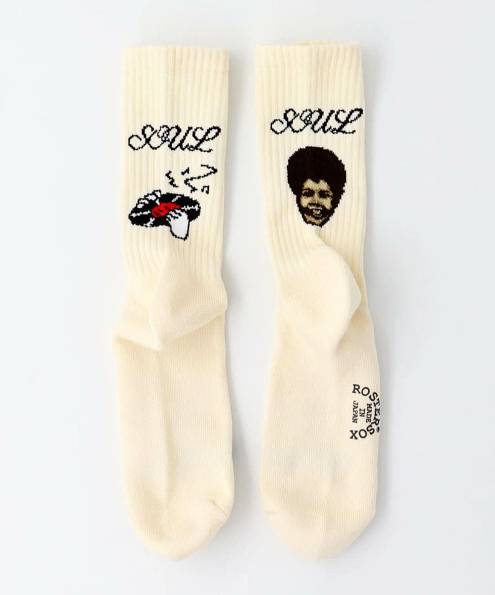 ROSTER SOX ロスターソックス 靴下 男性用 女性用 メンズ レディース ペアソックス レコード ソウルレディ