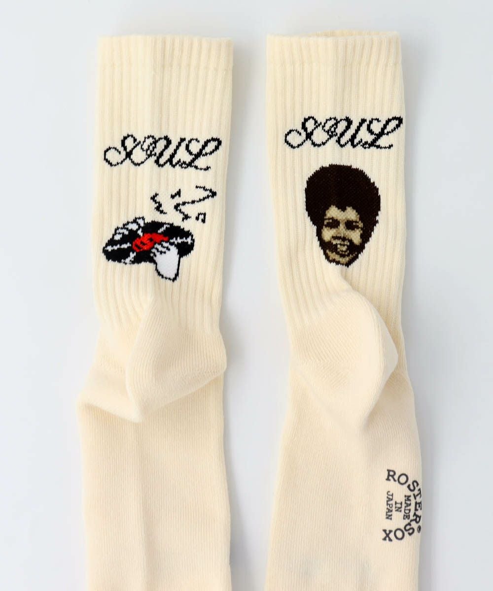 ROSTER SOX ロスターソックス 靴下 男性用 女性用 メンズ レディース ペアソックス レコード ソウルレディ