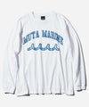 ACANTHUS アカンサス muta カレッジロゴ 長袖Tシャツ MA2337