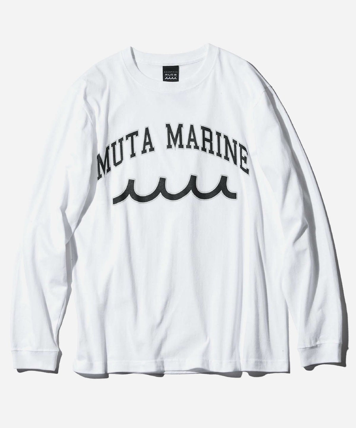ACANTHUS アカンサス muta カレッジロゴ 長袖Tシャツ MA2337