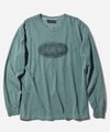 ACANTHUS アカンサス ダメージスプレーサークルロゴ 長袖Tシャツ CT2315