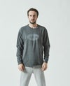 ACANTHUS アカンサス ダメージスプレーサークルロゴ 長袖Tシャツ CT2315