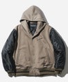ACANTHUS アカンサス ダブルニットフーデッド スタジャン