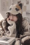 Dodge 三毛猫キャップ DD-417 ねこ キャット CAT 帽子 HAT CAP