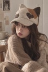 Dodge 三毛猫キャップ DD-417 ねこ キャット CAT 帽子 HAT CAP