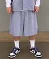 VOIRY ヴォイリー ドクターショーツ ハーフパンツ ツバキブルー シャンブレー
