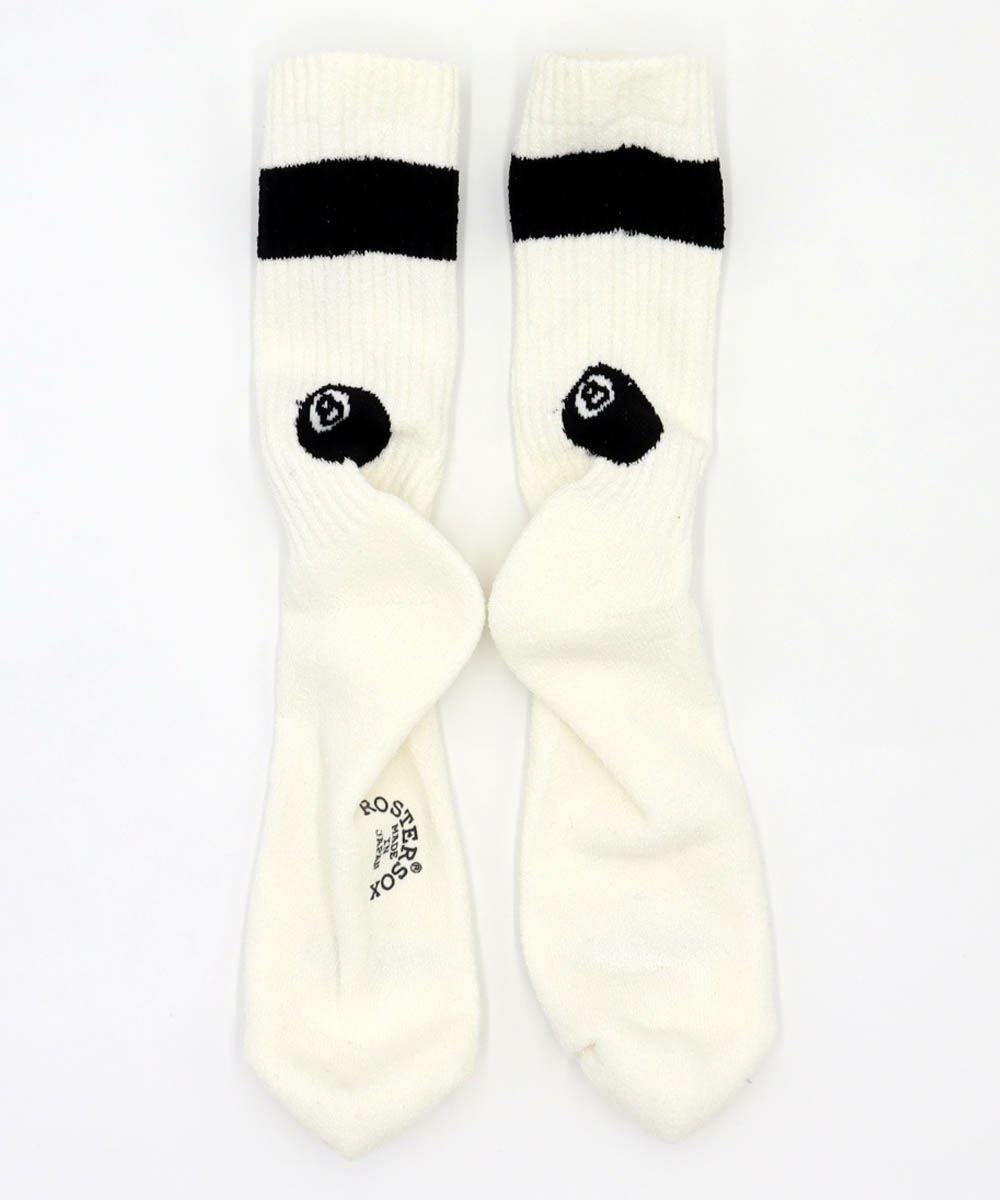 ROSTER SOX ロスターソックス 靴下 男性用 女性用 メンズ レディース ペアソックス ビリヤード エイトボール