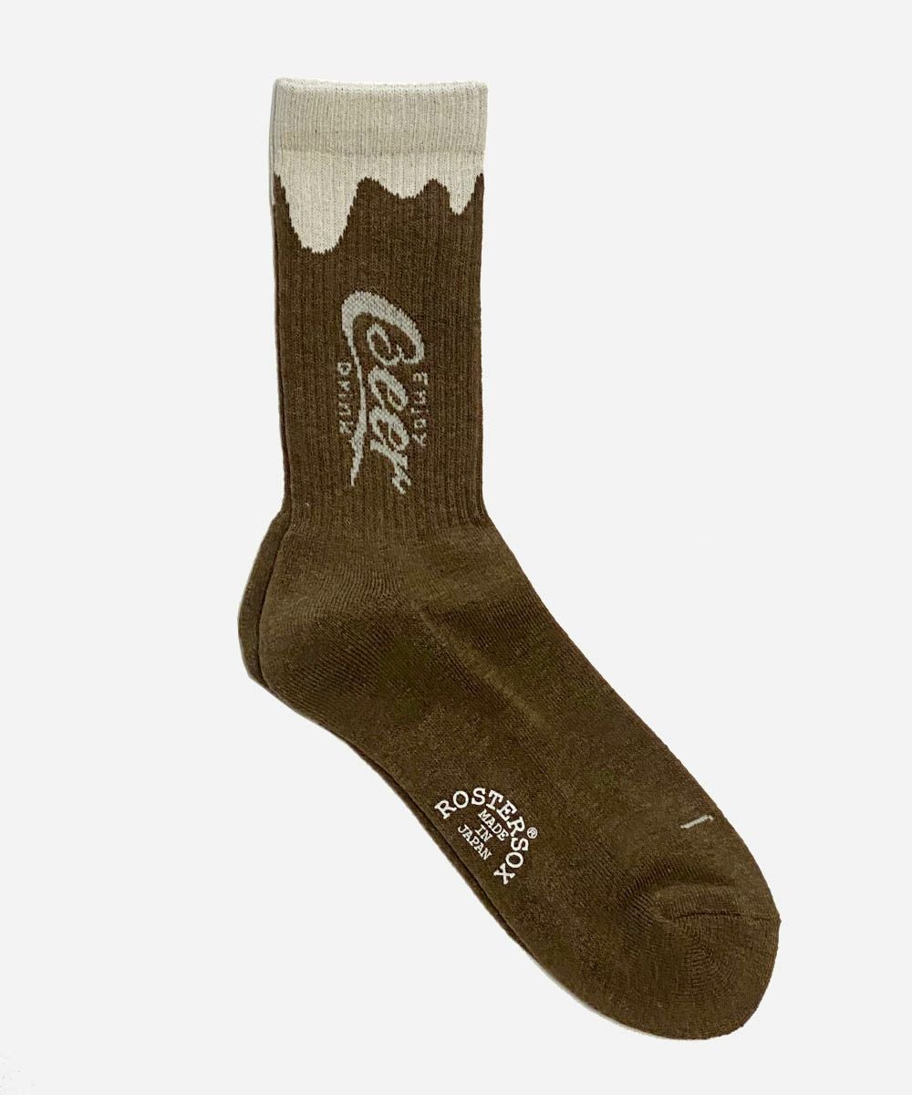 ROSTER SOX ロスターソックス 靴下 男性用 女性用 メンズ レディース ペアソックス ビール BEER
