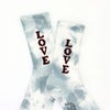 ROSTER SOX ロスターソックス 靴下 男性用 女性用 メンズ レディース ペアソックス ラブ LOVE タイダイ染め