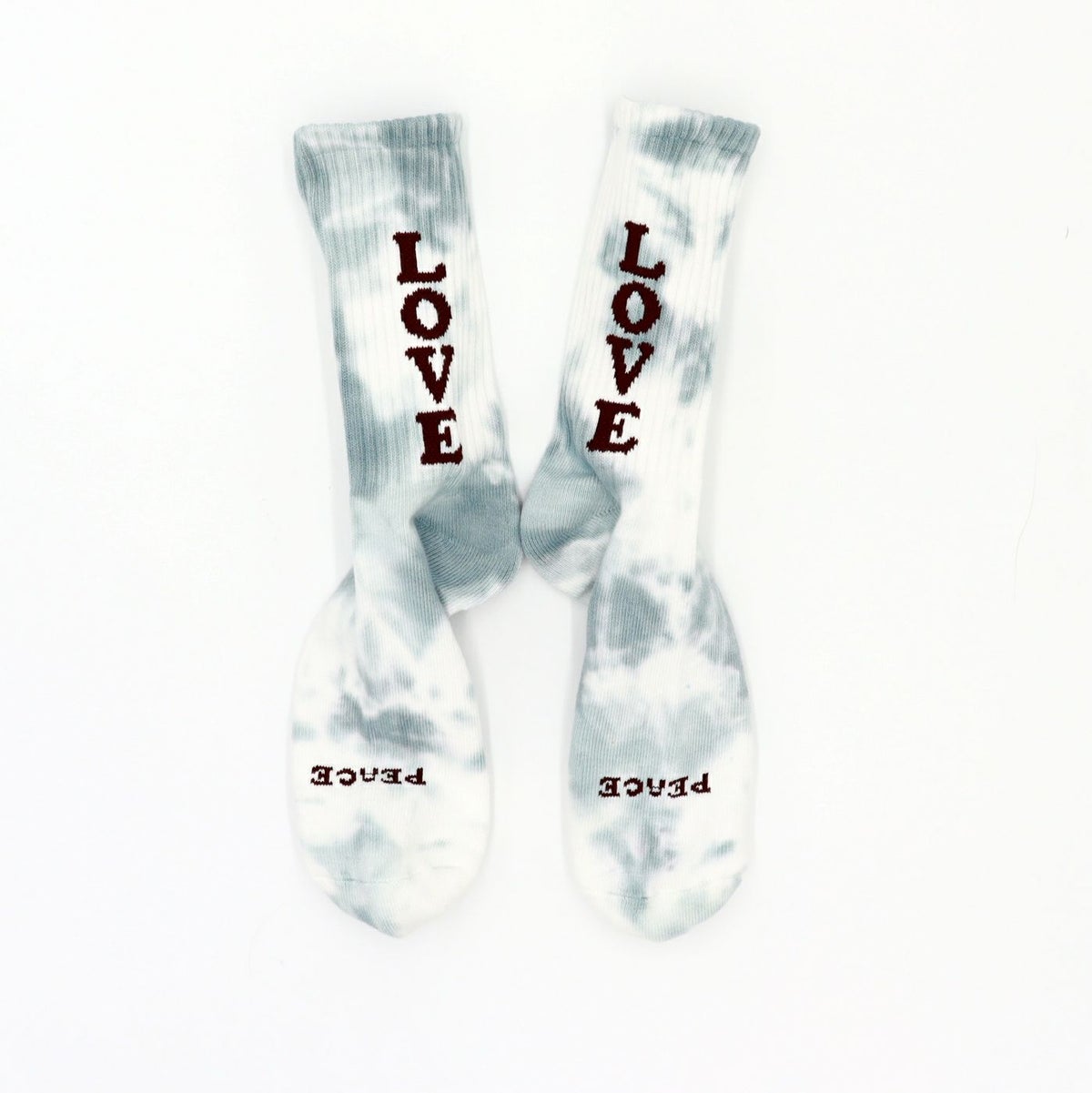 ROSTER SOX ロスターソックス 靴下 男性用 女性用 メンズ レディース ペアソックス ラブ LOVE タイダイ染め
