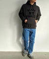 SCREEN STARS スクリーンスターズ ブラックニューヨークヤンキース フロッキープリントパーカー メジャーリーグ公認